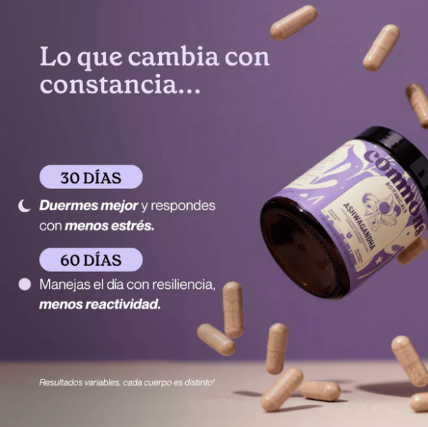 Commons Ashwagandha 120 Cápsulas (500 mg c/u)