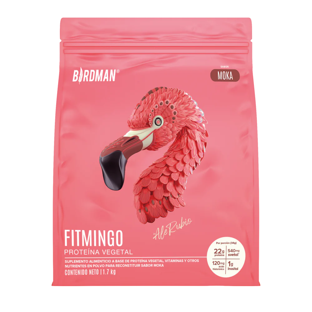 Fitmingo Protein Birdman - Proteína en Polvo con Inositol & Vitaminas - Moka 1.7 kg
