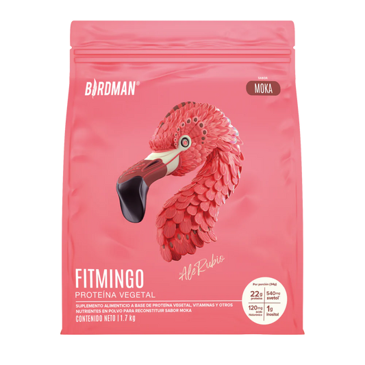 Fitmingo Protein Birdman - Proteína en Polvo con Inositol & Vitaminas - Moka 1.7 kg