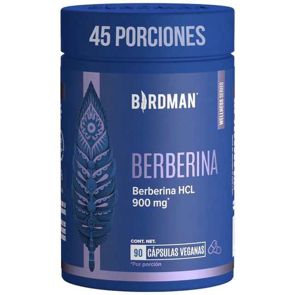 Berberina HCL - 90 Cápsulas - 45 Porciones