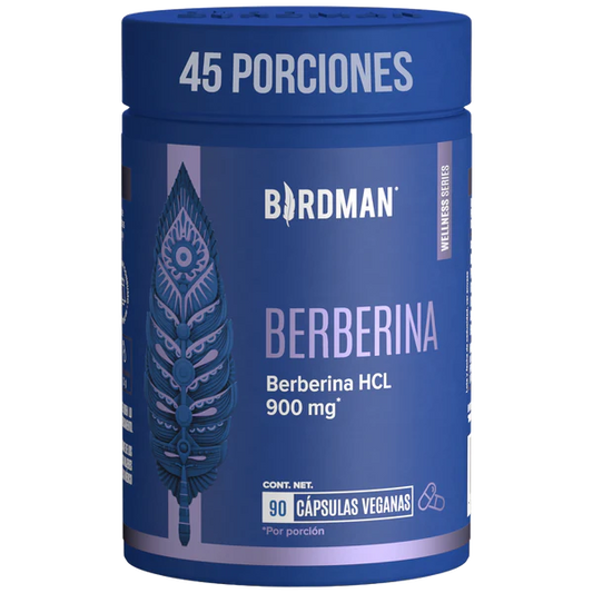 Berberina HCL - 90 Cápsulas - 45 Porciones