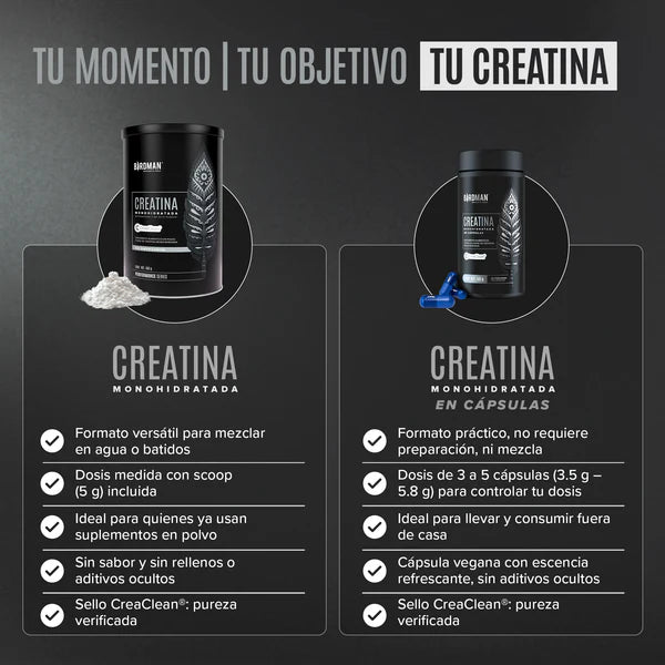 Creatina Monohidratada de Alta Pureza Birdman 450g Polvo