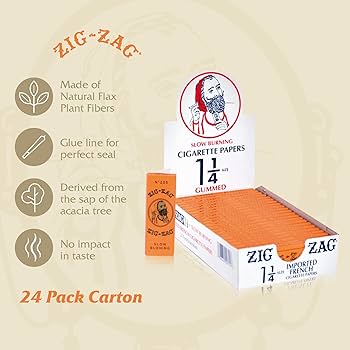 Papel para Fumar ZIG-ZAG ORANGE  1 1/4