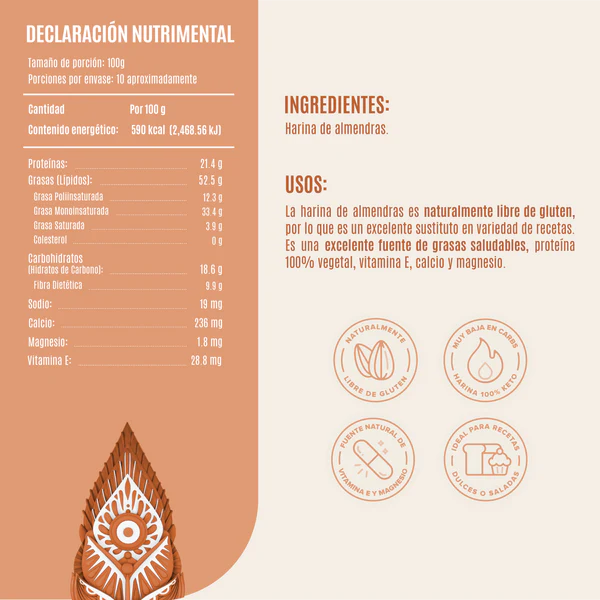 Harina de Almendras Birdman 1 kg