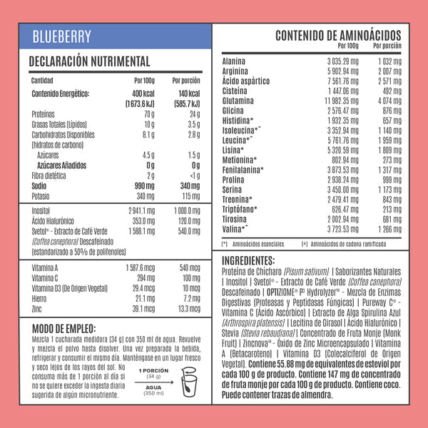 Fitmingo Proteína Blueberry 510 gr