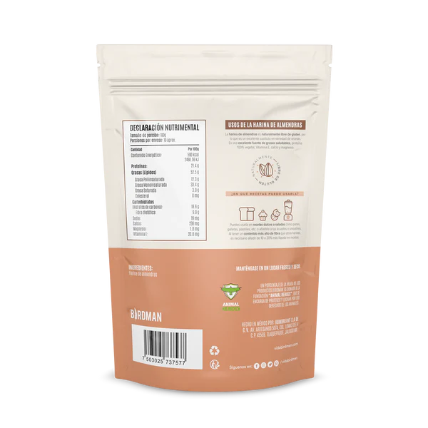 Harina de Almendras Birdman 1 kg