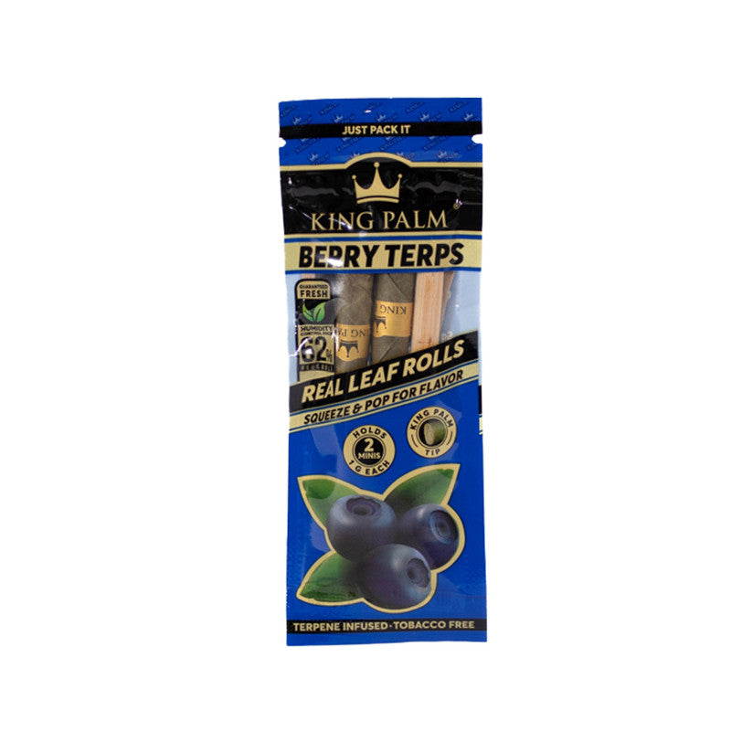 King Palm Leaf Rolls Mini (2 piezas) Cono de hoja de palma prerrolado