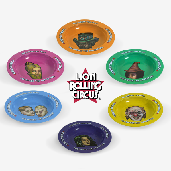 Lion Rolling Circus Cenicero Metalico