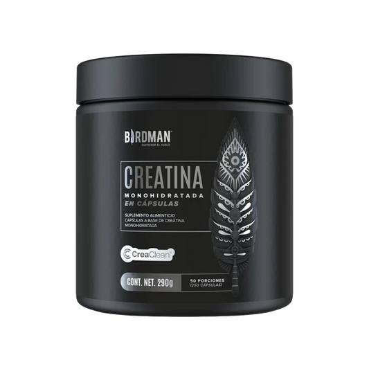 Creatina Monohidratada en Cápsulas Birdman - 50 Porciones - 250 Cápsulas