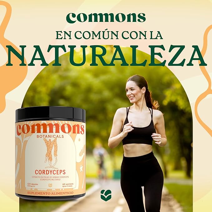 Commons Cordyceps 120 Cápsulas (500 mg c/u)