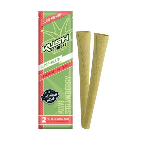 KUSH Conical Herbal Wraps Conos Prerollados King Size