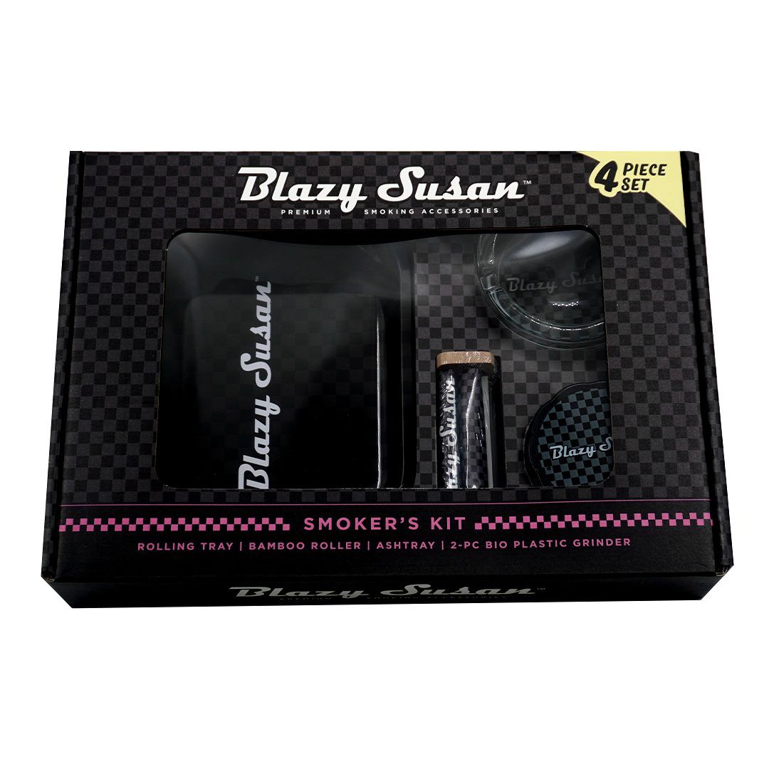 Blazy Susan Smokers Kit Negro
