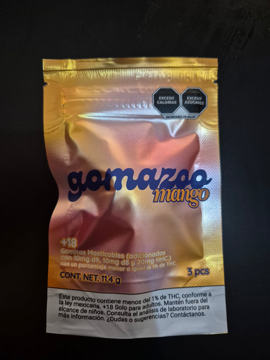 Gomitas Gomazoo Mango 3pcs  (40mg/pieza)