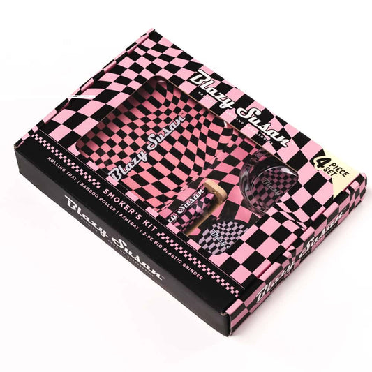 Blazy Susan Smokers Kit Pink Checkers