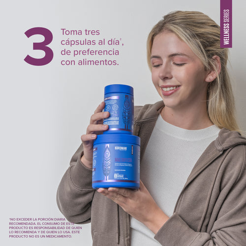 Mag Trifecta 3 en 1: Citrato, Glicinato y Treonato de Magnesio - 90 Cápsulas - 30 Porciones