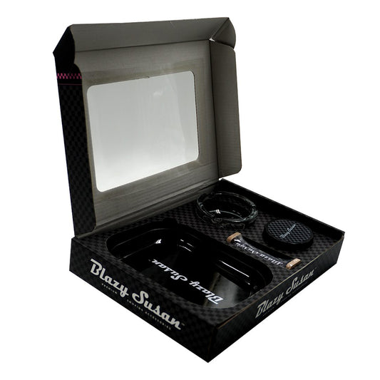 Blazy Susan Smokers Kit Negro