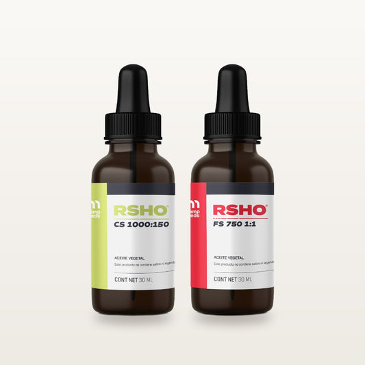 Pack Calm + Focus 30 ml: RSHO Calm Support 30 ml y RSHO Focus Support 30 ml de HempMeds